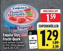 Edeka Exquisa Skyr, Frucht-Quark Angebot