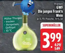 Edeka Franken GWF Die jungen Frank'n Wein Angebot