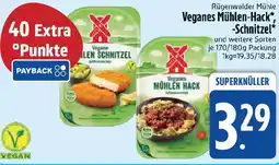 Edeka Rügenwalder Mühle Veganes Mühlen-Hack -Schnitzel Angebot