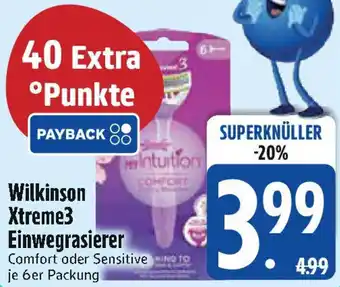 Edeka Wilkinson Xtreme3 Einwegrasierer Angebot