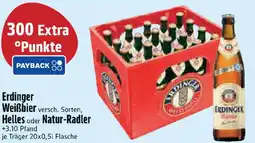 Edeka Erdinger Weißbier Helles oder Natur-Radler Angebot