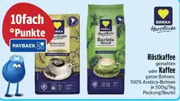 Edeka Röstkaffee gemahlen oder Kaffee Angebot