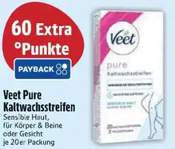 Edeka Veet Pure Kaltwachsstreifen Angebot