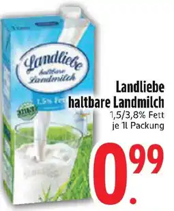 Edeka Landliebe Fehaltbare Landmilch Angebot