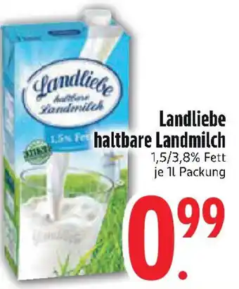 Edeka Landliebe Fehaltbare Landmilch Angebot