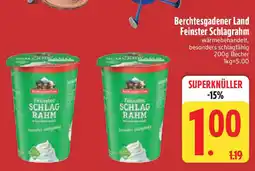 Edeka Berchtesgadener Land Feinster Schlagrahm Angebot