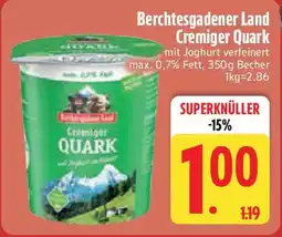 Edeka Berchtesgadener Land Cremiger Quark Angebot