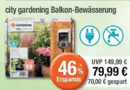 Edeka city gardening Balkon-Bewässerung Angebot
