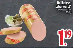 Edeka Delikatess- Leberwurst Angebot