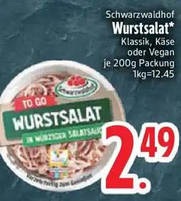 Edeka Schwarzwaldhof Wurstsalat Angebot