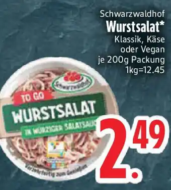 Edeka Schwarzwaldhof Wurstsalat Angebot