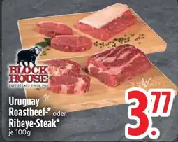 Edeka BLOCK HOUSE Uruguay Roastbeef- oder Ribeye-Steak Angebot