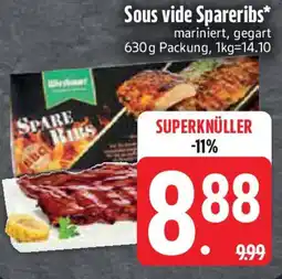 Edeka Sous vide Spareribs Angebot