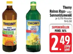 Edeka Thomy Reines Raps- oder Sonnenblumenöl Angebot