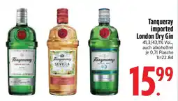 Edeka Tanqueray imported London Dry Gin Angebot