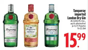 Edeka Tanqueray imported London Dry Gin Angebot