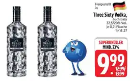 Edeka Three Sixty Vodka Angebot