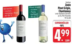 Edeka Italien Zonin Pinot Grigio, Chardonnay Angebot
