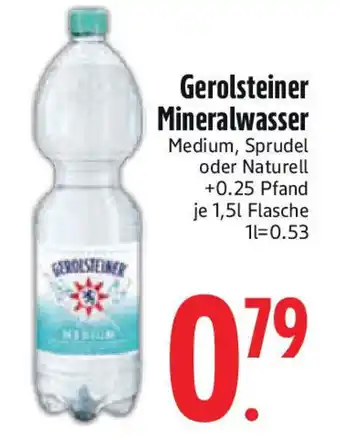 Edeka Gerolsteiner Mineralwasser Angebot