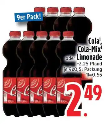 Edeka Cola, Cola-Mix der Limonade Angebot