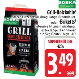 Edeka Grill-Holzkohle oder -Briketts Angebot