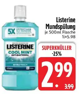 Edeka Listerine Mundspülung Angebot