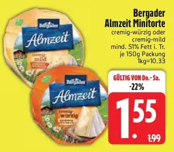Edeka Bergader Almzeit Minitorte Angebot