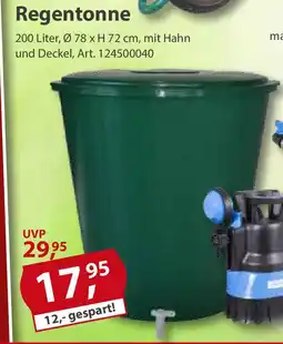 Sonderpreis Baumarkt Regentonne Angebot