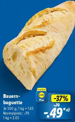 Lidl Bauern- baguette Angebot