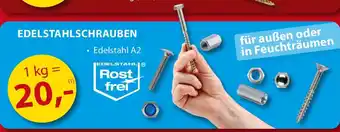 Sonderpreis Baumarkt EDELSTAHLSCHRAUBEN Angebot
