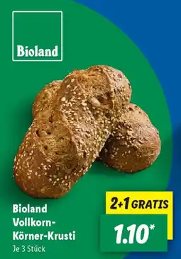 Lidl Bioland Vollkorn- Körner-Krusti Angebot
