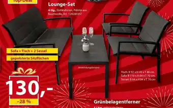 Sonderpreis Baumarkt Lounge-Set Angebot