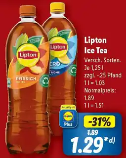 Lidl Lipton Ice Tea Angebot