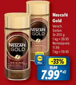 Lidl Nescafé Gold Angebot