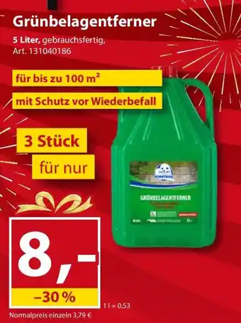 Sonderpreis Baumarkt Grünbelagentferner Angebot