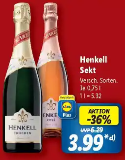 Lidl Henkell Sekt Angebot