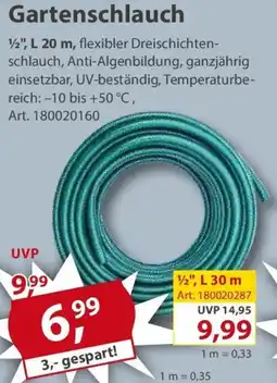 Sonderpreis Baumarkt Gartenschlauch Angebot