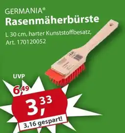 Sonderpreis Baumarkt GERMANIA Rasenmäherbürste Angebot