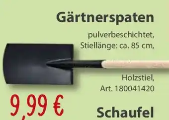 Sonderpreis Baumarkt Gärtnerspaten Angebot