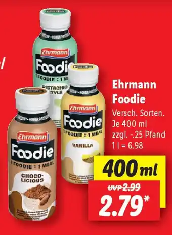 Lidl Ehrmann Foodie Angebot