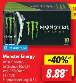 Lidl Monster Energy Angebot