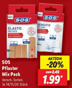 Lidl SOS Pflaster Mix Pack Angebot