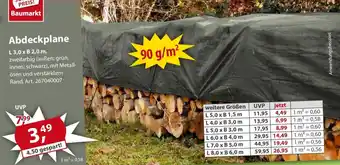 Sonderpreis Baumarkt Abdeckplane Angebot