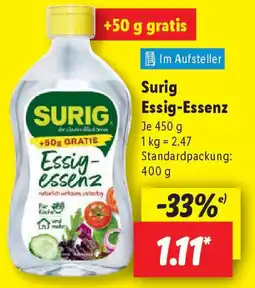 Lidl Surig Essig-Essenz Angebot