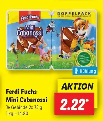 Lidl Ferdi Fuchs Mini Cabanossi Angebot