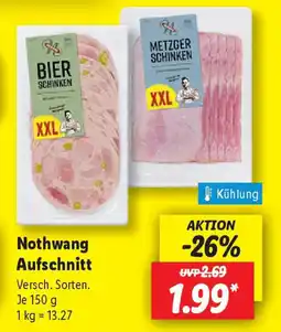Lidl Nothwang Aufschnitt Angebot