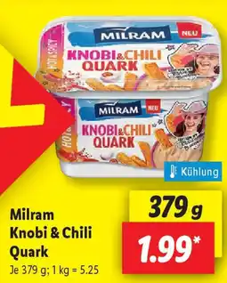 Lidl Milram Knobi & Chili Quark Angebot