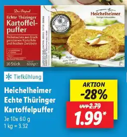 Lidl Heichelheimer Echte Thüringer Kartoffelpuffer Angebot
