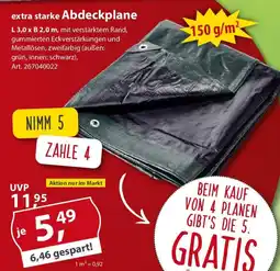 Sonderpreis Baumarkt extra starke Abdeckplane Angebot