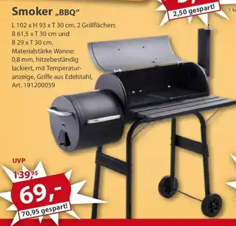 Sonderpreis Baumarkt Smoker „BBQ" Angebot